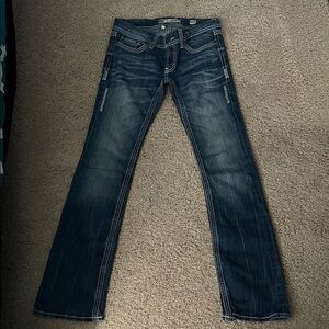 Buckle BKE Stella Slim Fit Low Rise Bootcut Women's Jean 28x35.5 Extra Long